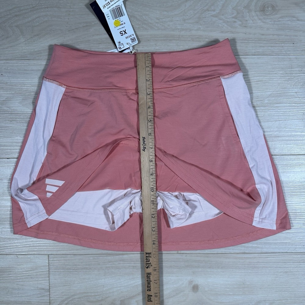 ADIDAS WOMEN'S PINK SKORT SIZE XS GOLF TENNIS PICKLEBALL STRETCH EUC SPRING - Picture 5 of 6
